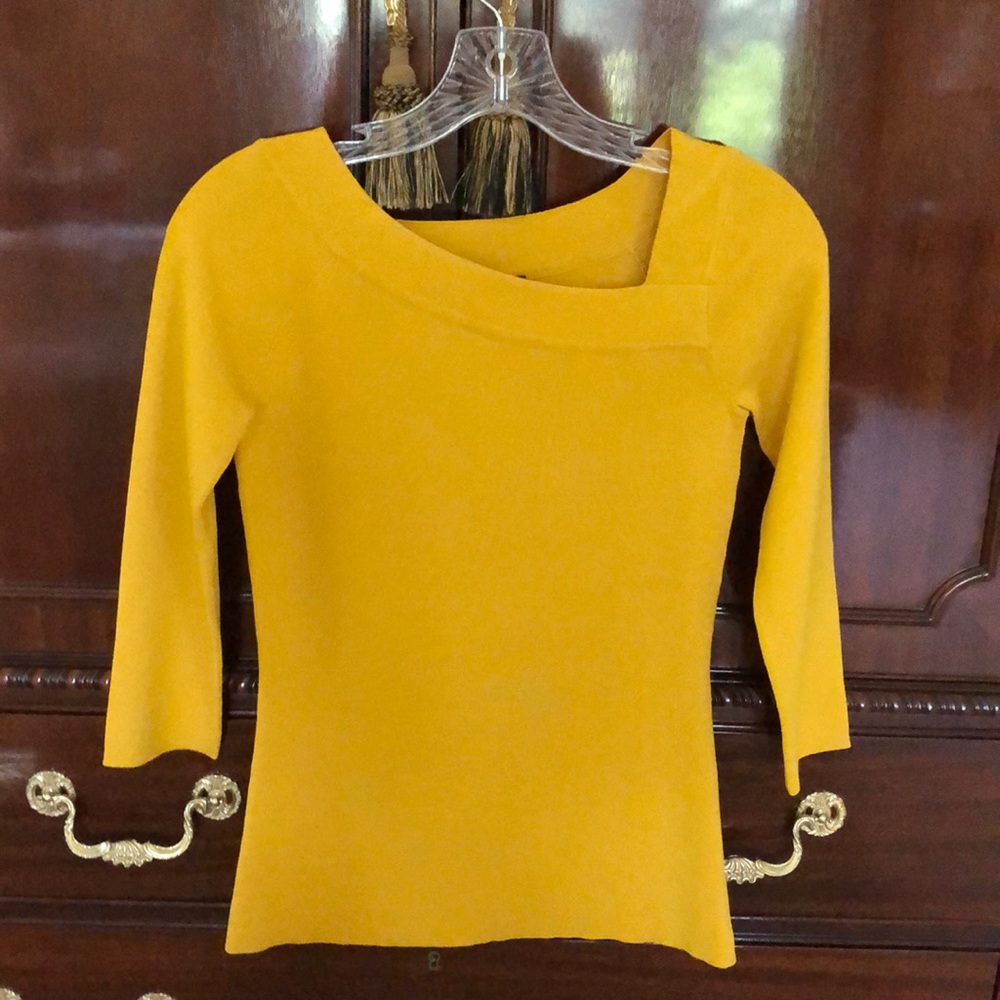 Elegant Yellow Women's Top
